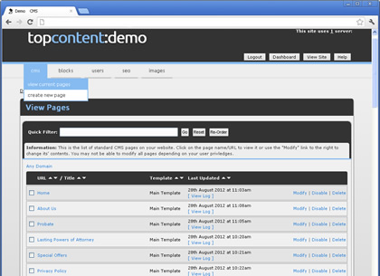 Bespoke Content Management System